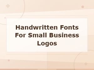 Where to Find Handwritten Fonts for Small Business Logos